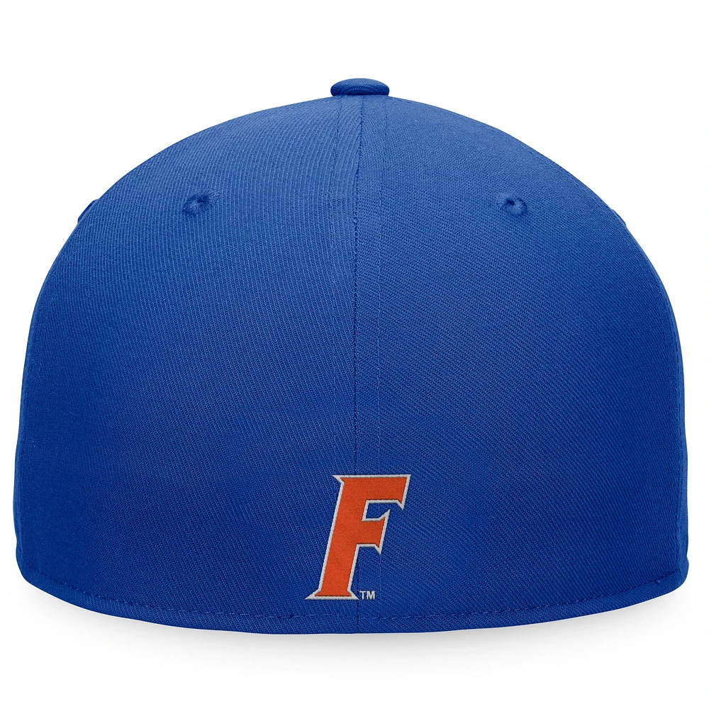 Men's Top of the World Royal Florida Gators Fitted Hat