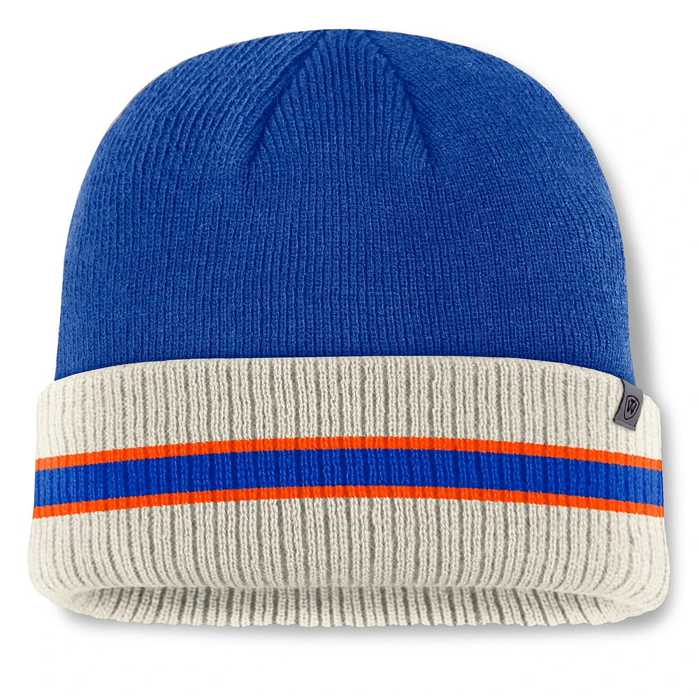 Bonnet en tricot à revers Silas Royal Florida Gators Top of the World pour homme