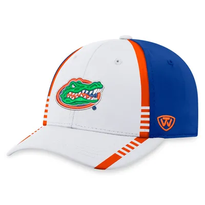 Florida Gators Top of the World Iconic Flex Hat - White/Royal