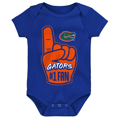 Newborn & Infant Royal Florida Gators #1 Fan Foam Finger Bodysuit