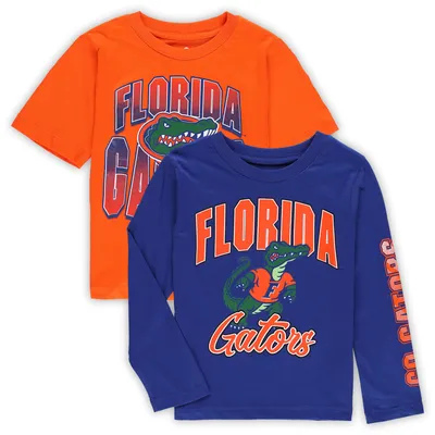 Florida Gators Preschool Game Day T-Shirt Combo Pack - Royal/Orange