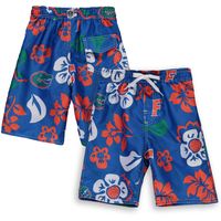 Preschool Wes & Willy Royal Florida Gators Floral Volley Swim Shorts