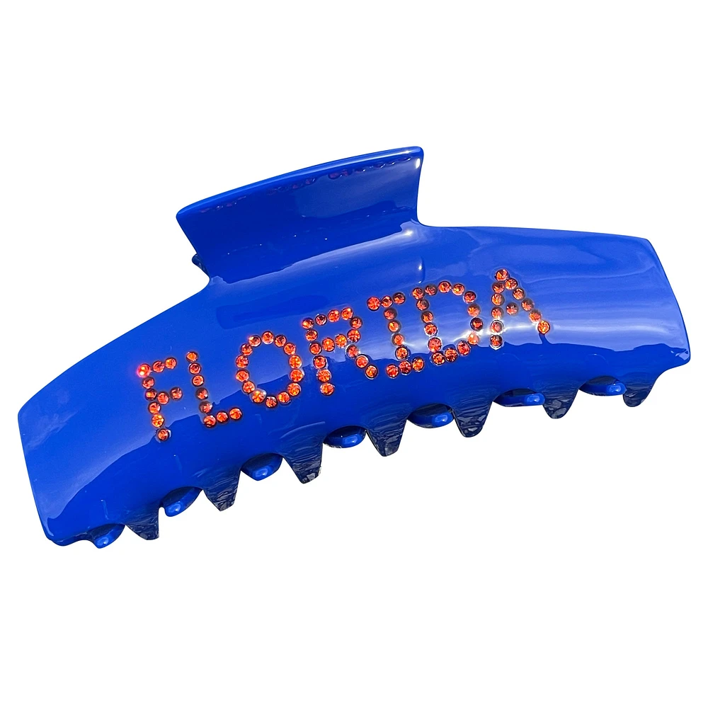 Royal Florida Gators Rhinestone Claw Hair Clip