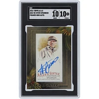 Steve Spurrier Florida Gators Autographed 2016 Topps Allen & Ginter Mini Framed #AGA-SS SGC Authenticated 10/10 Card