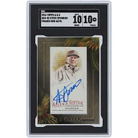 Steve Spurrier Florida Gators Autographed 2016 Topps Allen & Ginter Mini Framed #AGA-SS SGC Authenticated 10/10 Card