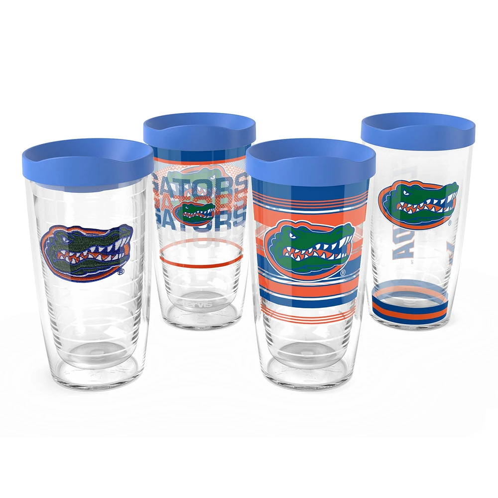 Tervis Florida Gators Paquet de quatre 16oz. Ensemble de gobelets classiques