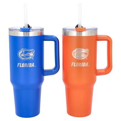 The Memory Company Florida Gators 46oz. Ensemble de deux gobelets colossaux en acier inoxydable Home/Away