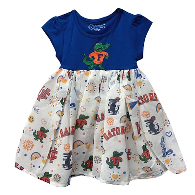 Toddler Wes & Willy  Royal Florida Gators Vault Princess Dress