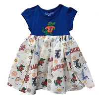Toddler Wes & Willy  Royal Florida Gators Vault Princess Dress