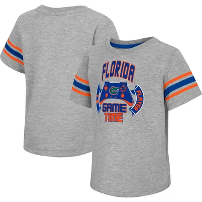 Florida Gators Colosseum Toddler Gamer T-Shirt - Heather Gray