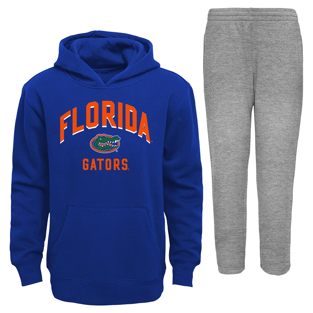 Toddler Royal/Gray Florida Gators Play-By-Play Pullover Fleece Hoodie & Pants Set