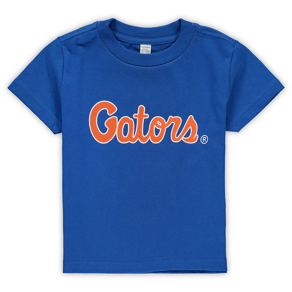 T-shirt à gros logo Royal Florida Gators Script pour tout-petits