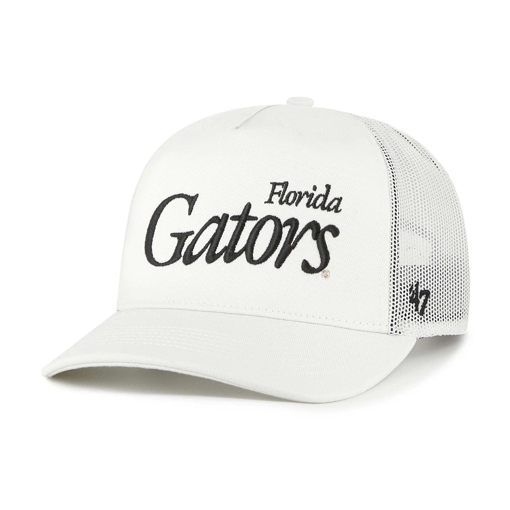 Unisex '47  Cream Florida Gators Foundation Script Adjustable Trucker Hat