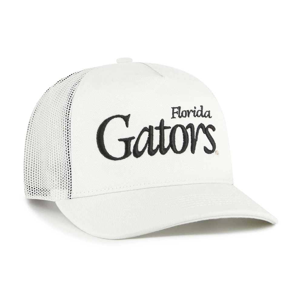 Unisex '47  Cream Florida Gators Foundation Script Adjustable Trucker Hat