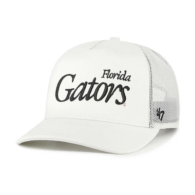 Unisex '47  Cream Florida Gators Foundation Script Adjustable Trucker Hat