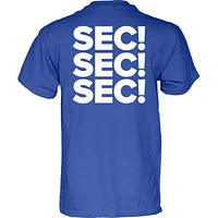 T-shirt unisexe bleu 84 Royal Florida Gators 2024 SEC Champions de natation et plongée pour hommes