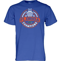 Unisex Blue 84  Royal Florida Gators 2025 Big 12 Women's Lacrosse Regular Season Champions T-Shirt
