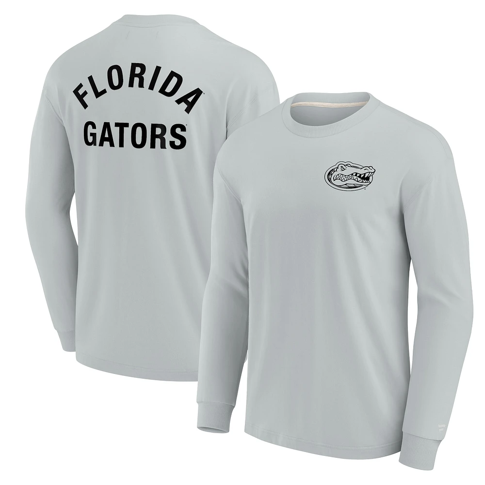 Unisex Fanatics Gray Florida Gators Elements Super Soft Long Sleeve T-Shirt