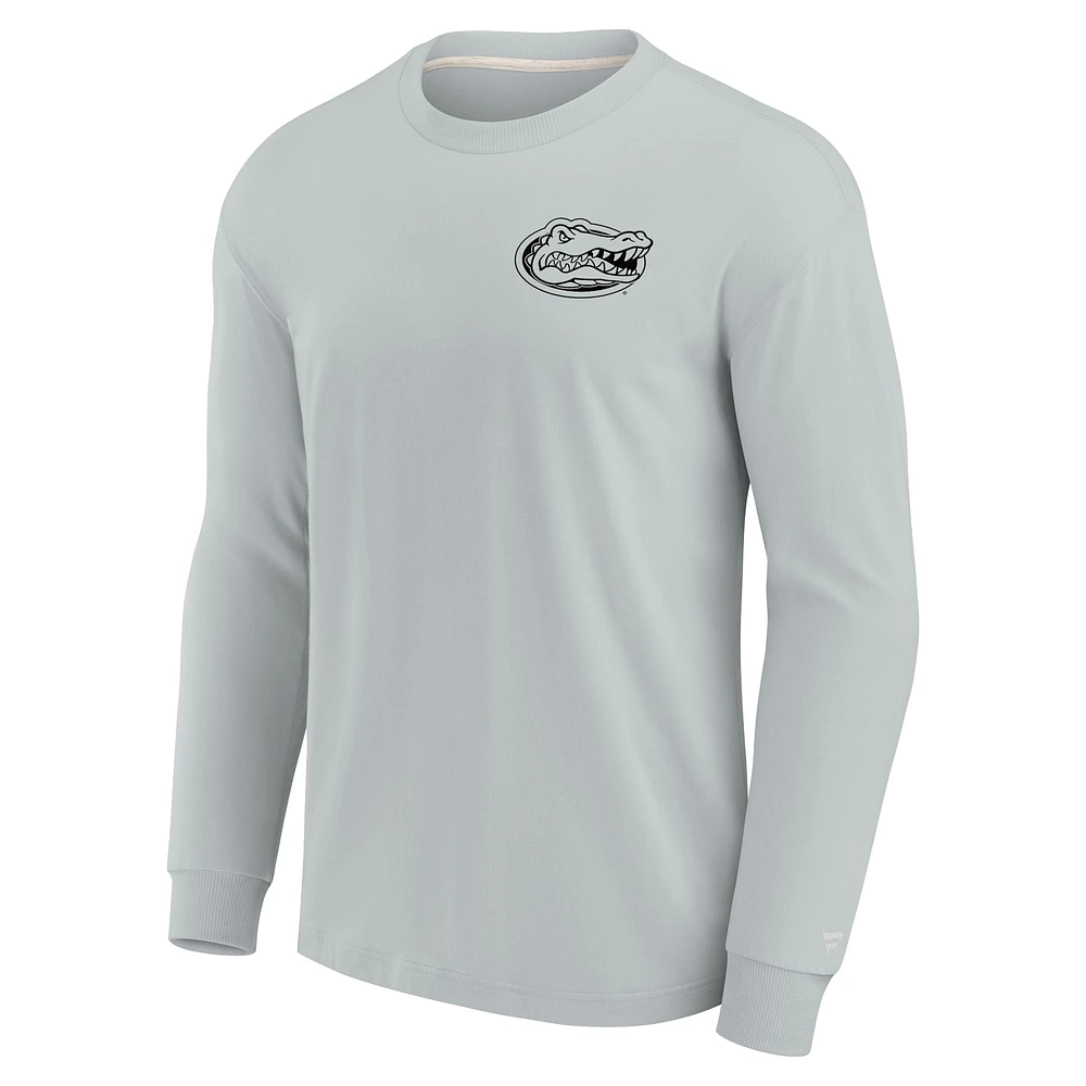 Unisex Fanatics Gray Florida Gators Elements Super Soft Long Sleeve T-Shirt