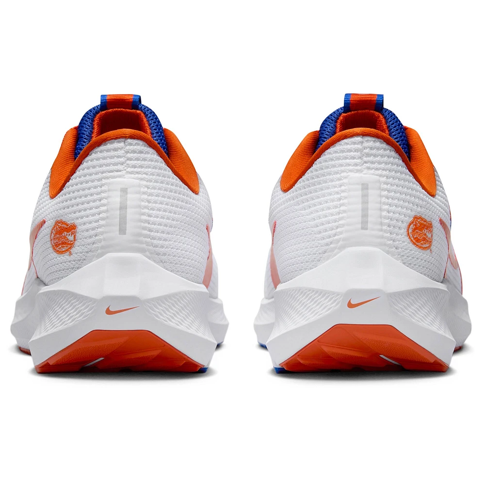 Chaussure de course unisexe Nike Florida Gators Zoom Pegasus 40 blanche