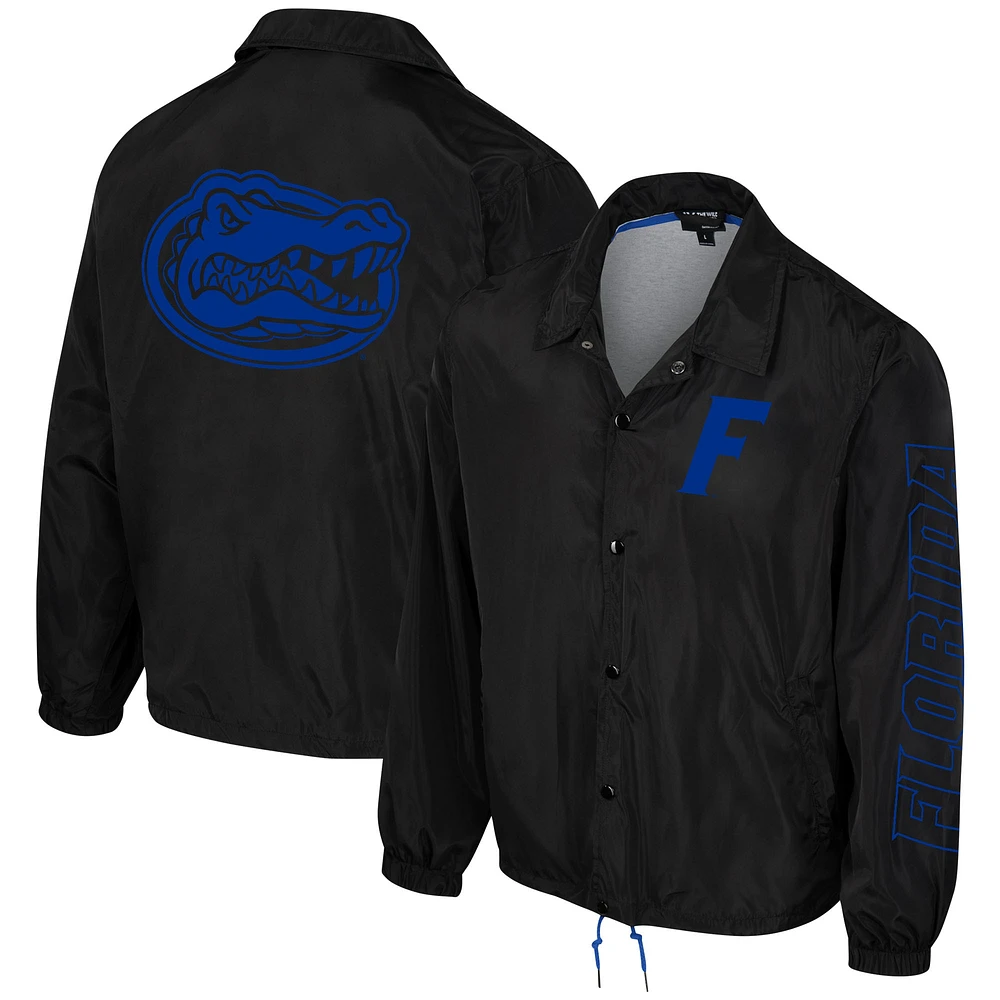 Unisex The Wild Collective Black Florida Gators Coaches Full-Snap Jacket