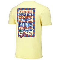 Unisex Yellow Florida Gators Hyper Local Two Bits Twenty Three T-Shirt