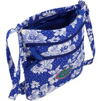 Vera Bradley Florida Gators Rain Garden Triple-Zip Hipster Crossbody Bag