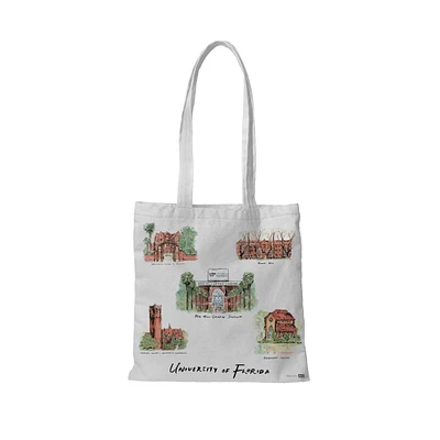 Sac fourre-tout blanc Florida Gators Laura Wilcox Designs