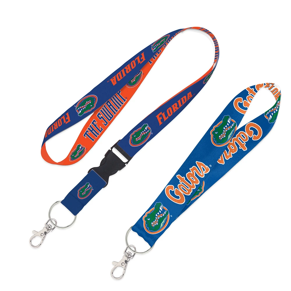 WinCraft Florida Gators 2-Pack Lanyard with Detachable Buckle & Key Strap Set