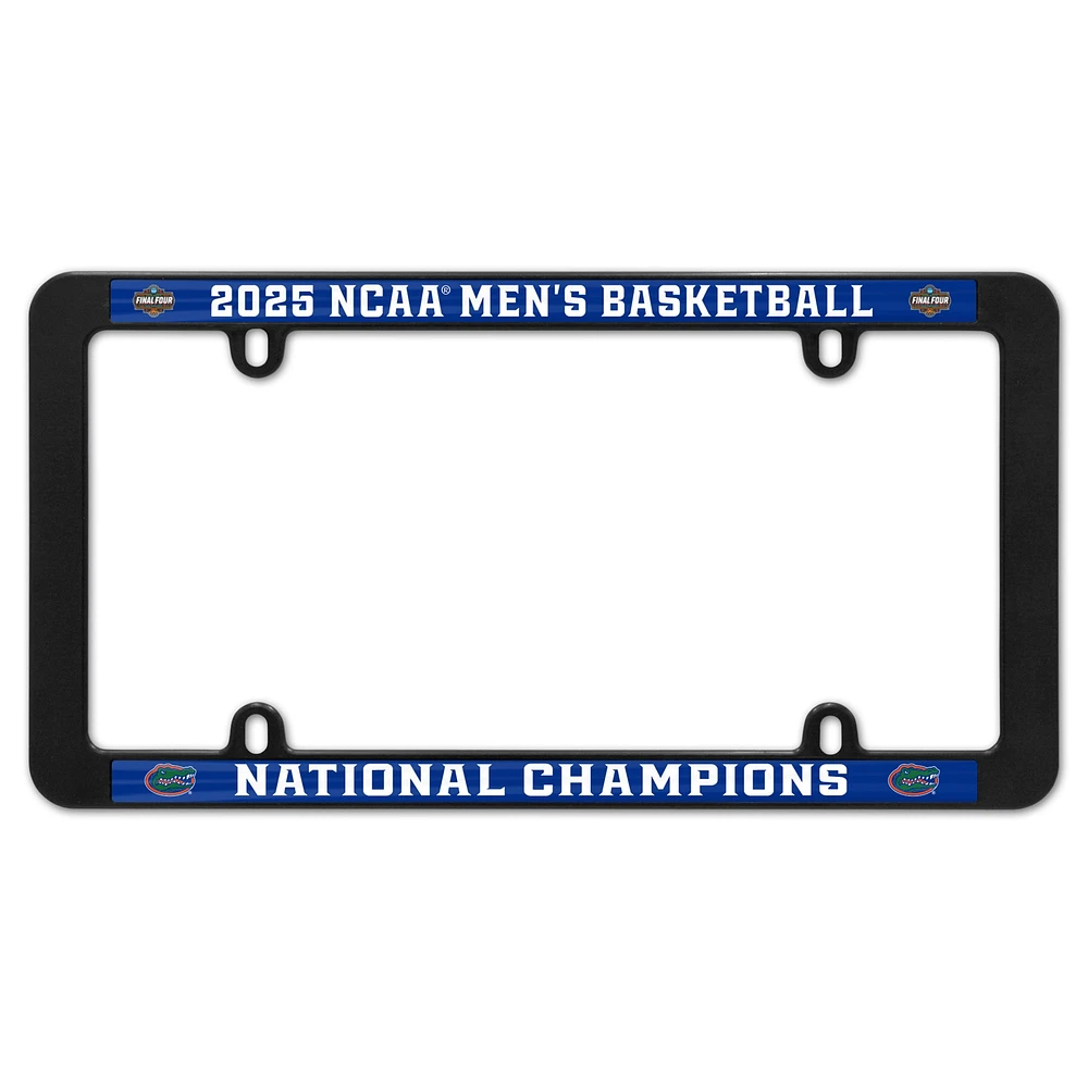 WinCraft Florida Gators 2025 NCAA Men's Basketball National Champions Thin Rim Plastic License Plate Frame