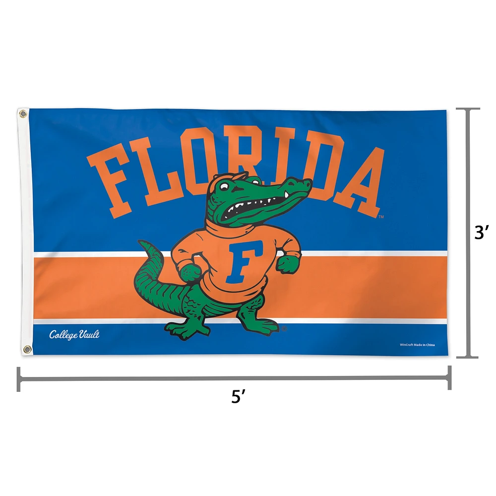 WinCraft Florida Gators Single-Sided 3' x 5' Deluxe Mascot Flag