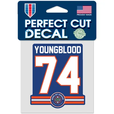 Jack Youngblood Florida Gators WinCraft 4" x 4" Ring of Honor Perfect Cut Decal