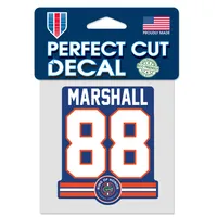 WinCraft Wilber Marshall Florida Gators Anneau d'honneur 10,2 x 10,2 cm Perfect Cut Decal