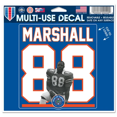 WinCraft Wilber Marshall Florida Gators Ring of Honor 4.5'' x 7.5'' Multi-Use Decal