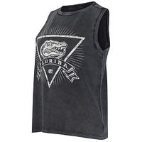 Women's Concepts Sport  Charcoal Florida Gators Distressed Market French Terry Tank Top