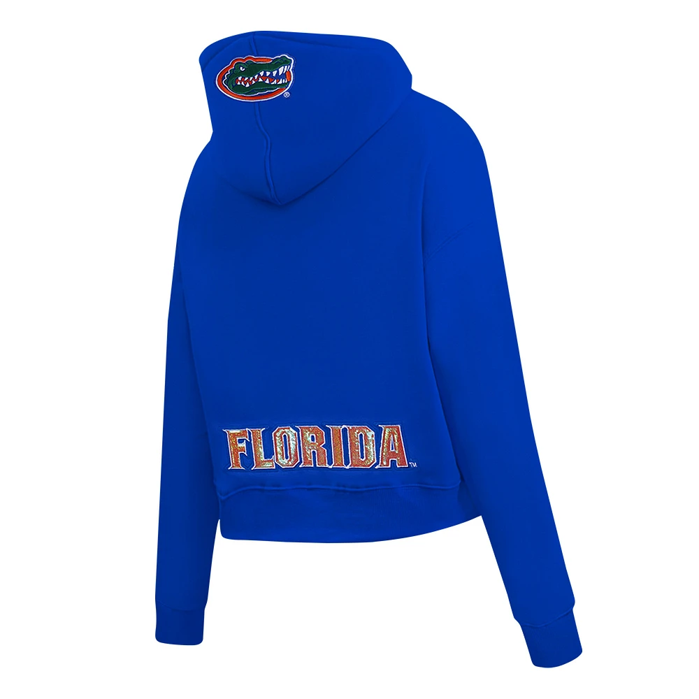 Women's Pro Standard Royal Florida Gators Game Day Sequin Full-Zip Hooded Jacket