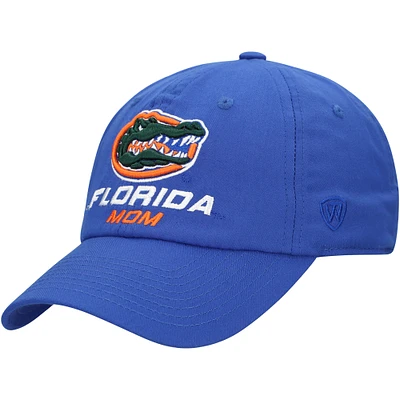 Casquette ajustable Top of the World Royal Florida Gators Staple Mom pour femme