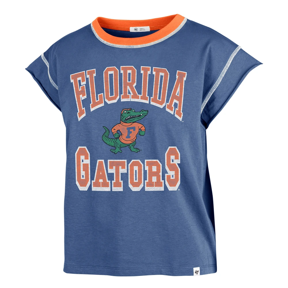 T-shirt Sound Up Maya Cutoff '47 Royal Florida Gators pour femmes