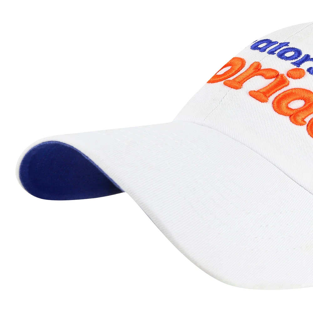 Casquette ajustable blanche Florida Gators Pensacola Clean Up '47 pour femme