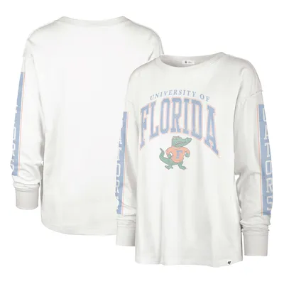 Florida Gators '47 Women's Statement SOA 3-Hit Long Sleeve T-Shirt - White
