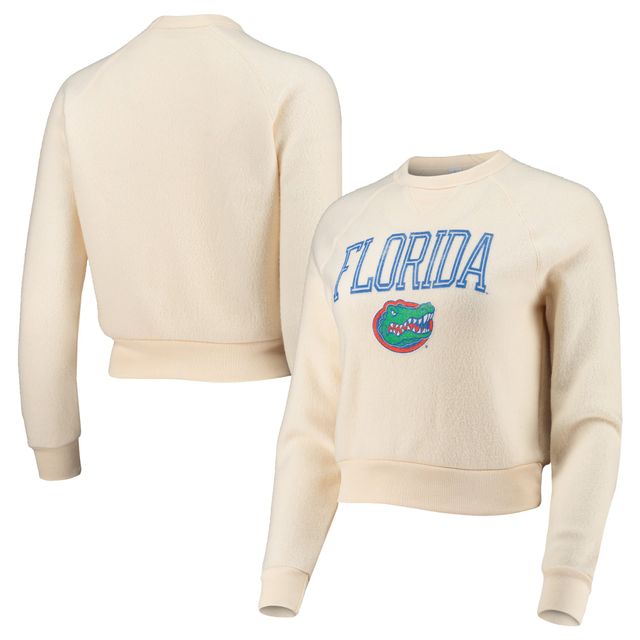 Femme Alternative Apparel Crème Florida Gators Eco-Teddy Baby Champ Tri-Blend Sweat-shirt