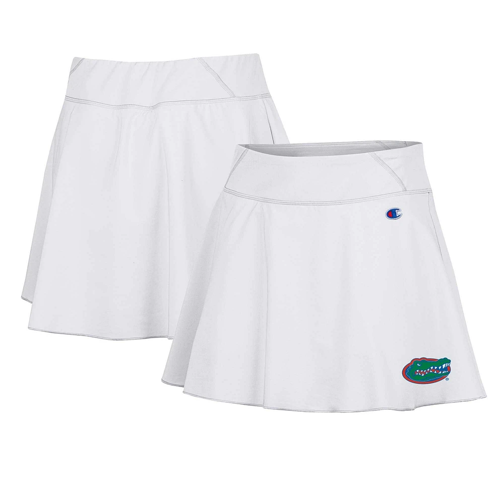 Jupe-short blanche au toucher doux pour femmes des Florida Gators Champion