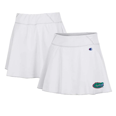 Women's Champion White Florida Gators Tailgate Soft Touch Skort