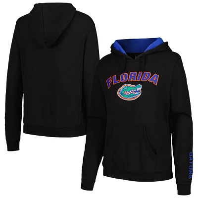 Sweat à capuche avec logo et arc des Gators de Floride noirs Colosseum pour femmes