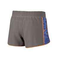 Women's Colosseum Gray/Royal Florida Gators Pamela Lined Shorts