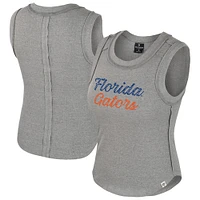 Women's Colosseum Heather Gray Florida Gators Beach You Ribbed Tank Top