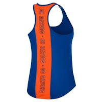 Women's Colosseum Royal Florida Gators 10 Days Racerback Scoop Neck Tank Top