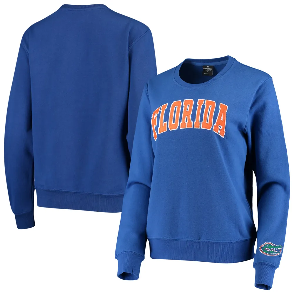 Women's Colosseum Royal Florida Gators Tunic Pullover Hoodie