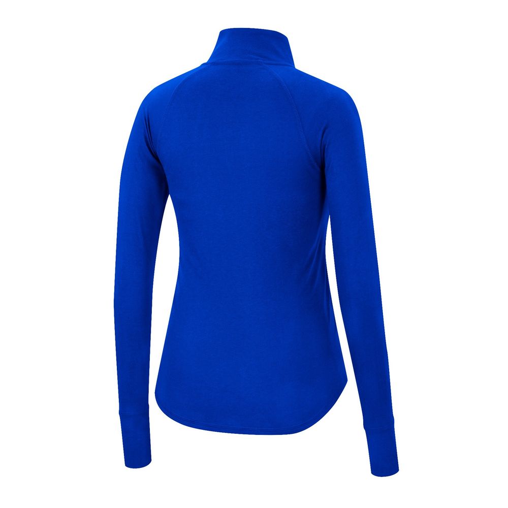 Women's Colosseum Royal Florida Gators Core Quinn Raglan Quarter-Zip Top