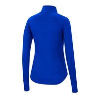 Women's Colosseum Royal Florida Gators Core Quinn Raglan Quarter-Zip Top
